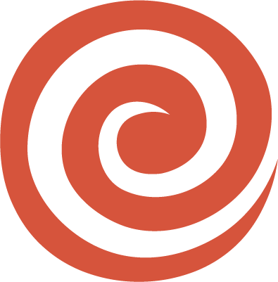 Here's a short alt tag for the image: Red and black spiral design.