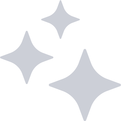 Here's a short alt tag for the image: Three sparkling stars icon.